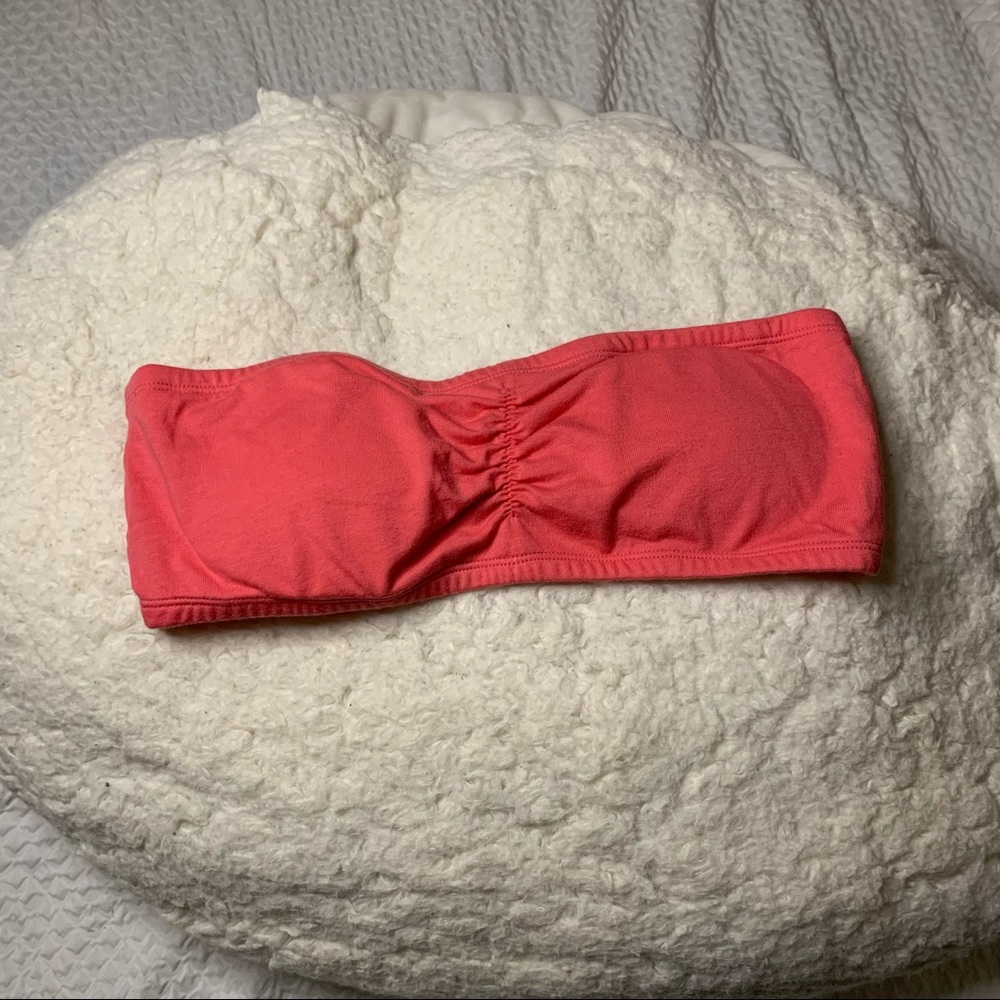 Coral pink Bandeau